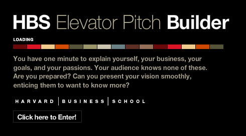 Elevator pitch