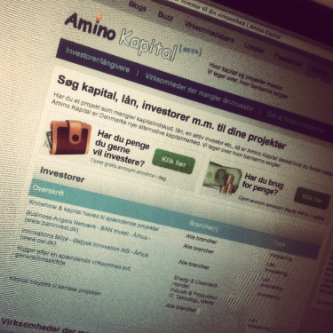 Amino.dk og Martin Thorborg tilbyder kapital